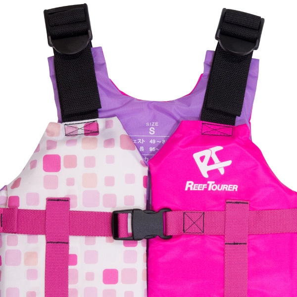 ReefTourer）シュノーケリングベストスリム S（ピンクラベンダー）