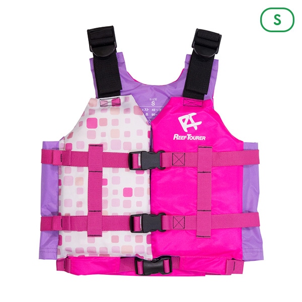 ReefTourer）シュノーケリングベストスリム S（ピンクラベンダー）
