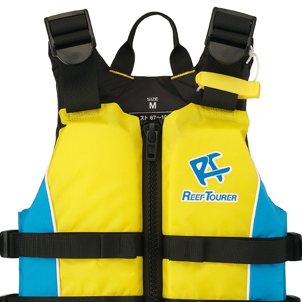 ReefTourer）シュノーケリングベスト M（イエローライトブルー）