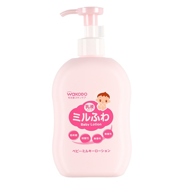 和光堂）ミルふわベビーミルキーローション　ポンプタイプ　300ml