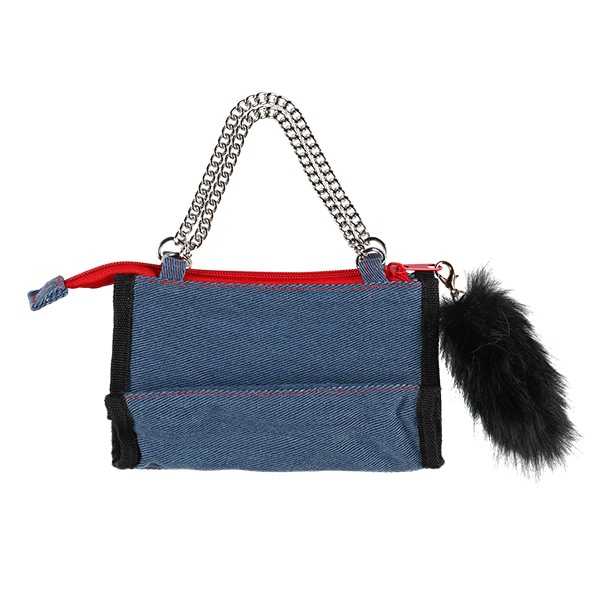 デニムマルチポーチ ギャル3 ブラウン（ハローキティ）