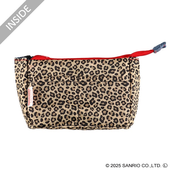 デニムマルチポーチ ギャル3 ブラウン（ハローキティ）