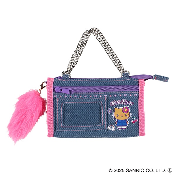 デニムマルチポーチ ギャル3 Y2K（ハローキティ）