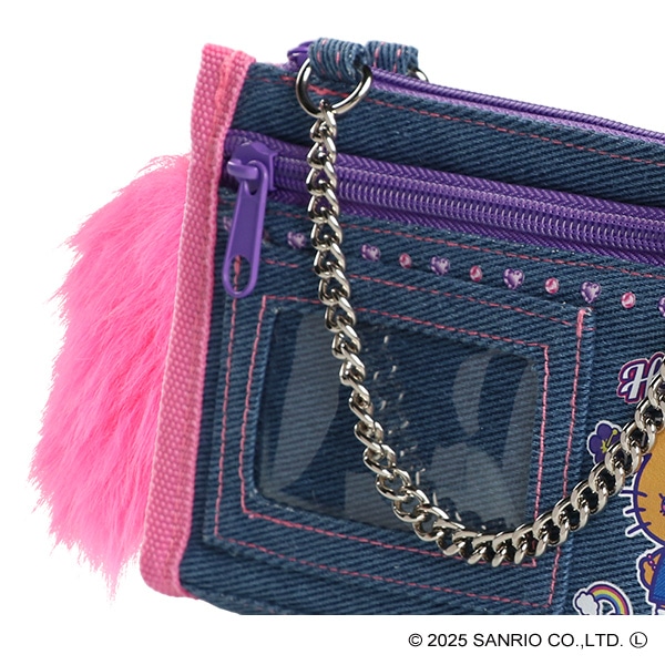 デニムマルチポーチ ギャル3 Y2K（ハローキティ）