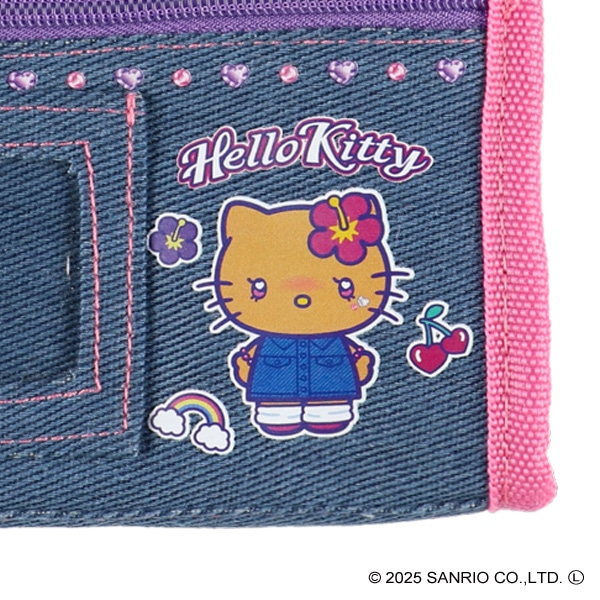デニムマルチポーチ ギャル3 Y2K（ハローキティ）