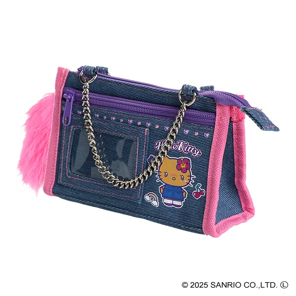 デニムマルチポーチ ギャル3 Y2K（ハローキティ）