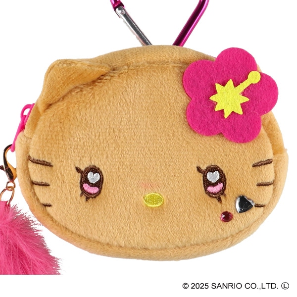 カラビナ付きミニフェイスポーチ ギャル3 Y2K（ハローキティ）