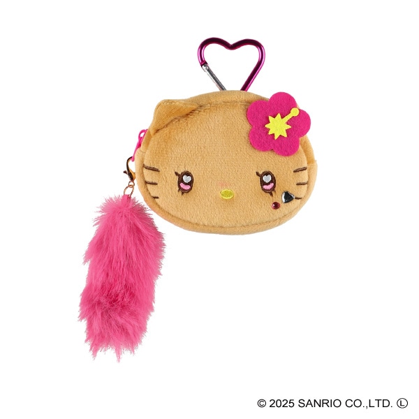 カラビナ付きミニフェイスポーチ ギャル3 Y2K（ハローキティ）