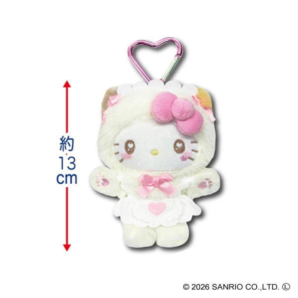 マスコットポーチ ねこねこメイド ミケ（ハローキティ）