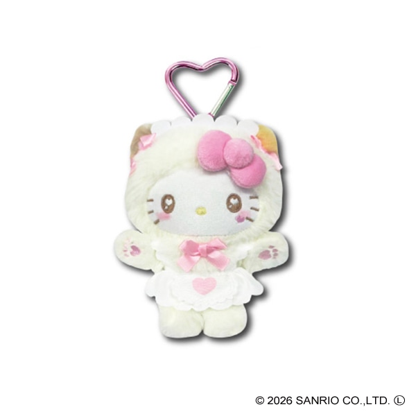 マスコットポーチ ねこねこメイド ミケ（ハローキティ）