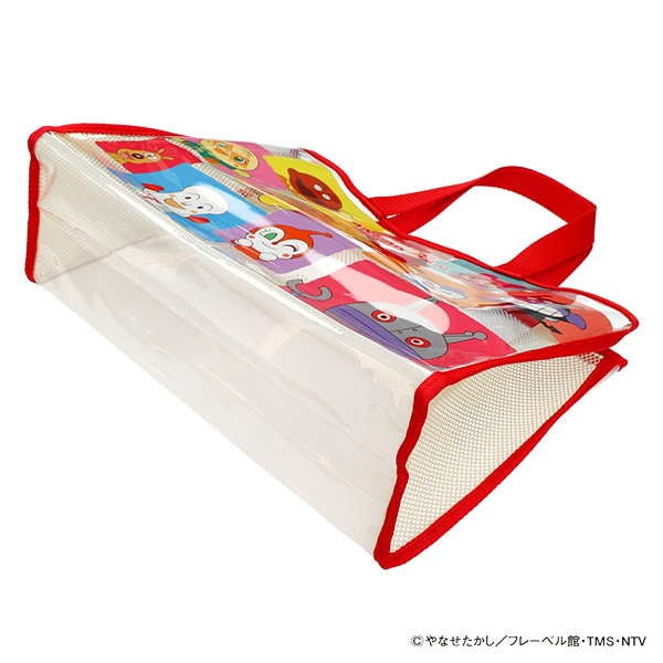 トートビーチバッグ ブロック柄（アンパンマン）