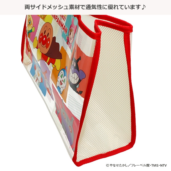 トートビーチバッグ ブロック柄（アンパンマン）