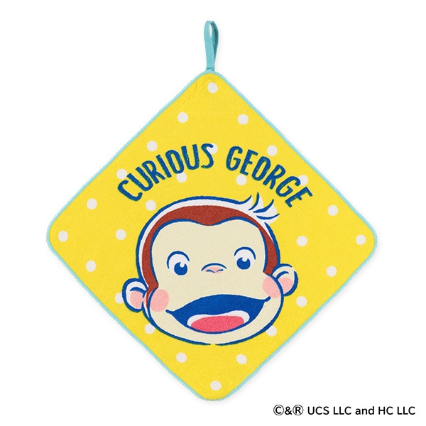 3枚組シャーリングループ付きタオル（おさるのジョージ）