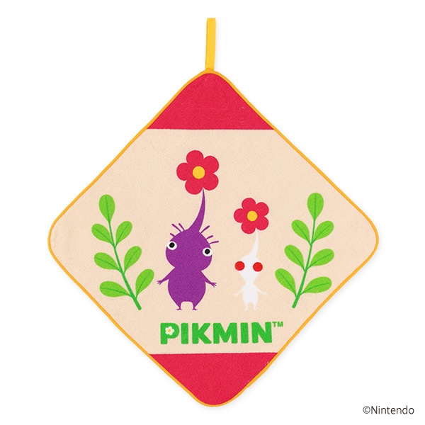 3枚組シャーリングループ付きタオル（ピクミン・なかよしピクミン）