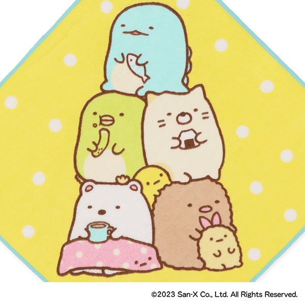 3枚組ループ付きタオル（すみっコぐらし）