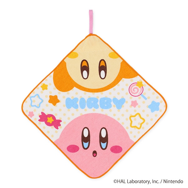 3枚組シャーリングループ付きタオル（星のカービィ）