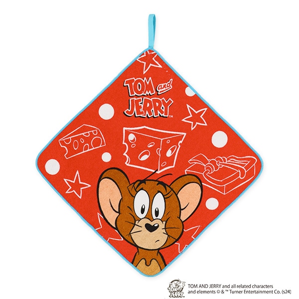 3枚組シャーリングループ付きタオル（トムとジェリー）