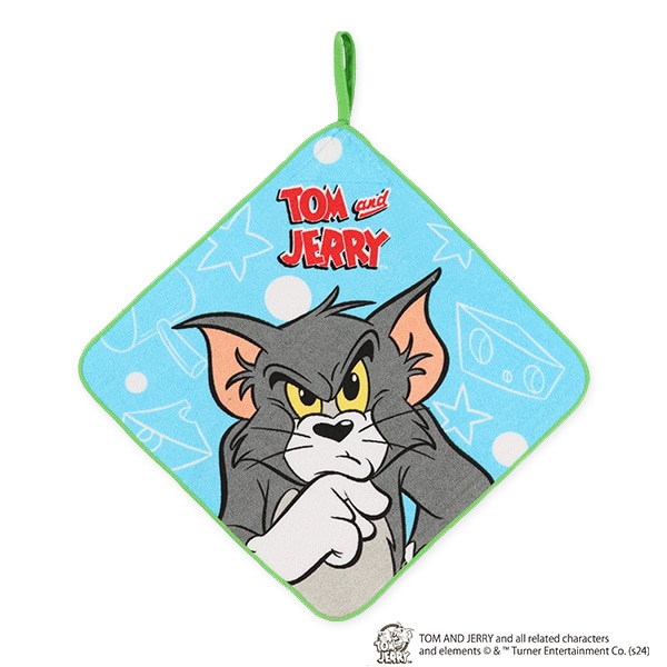 3枚組シャーリングループ付きタオル（トムとジェリー）