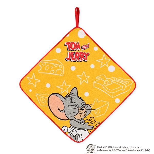 3枚組シャーリングループ付きタオル（トムとジェリー）