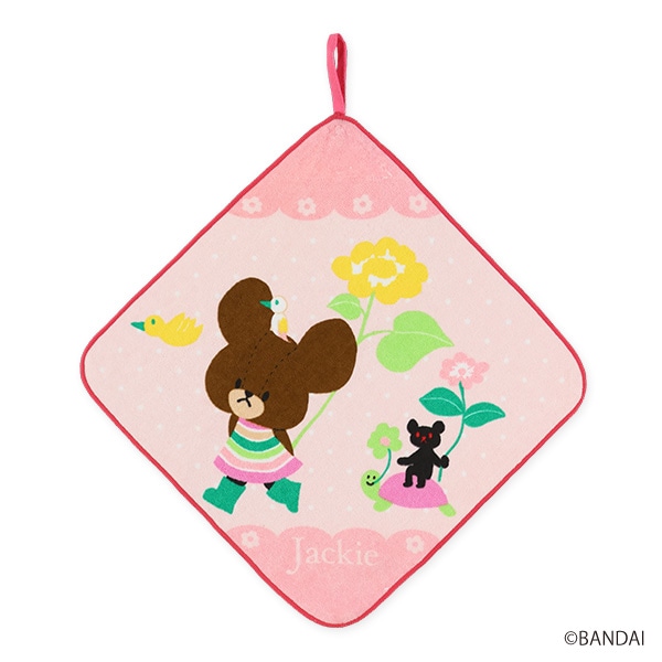 3枚組シャーリングループ付きタオル（くまのがっこう）