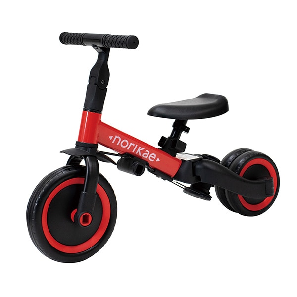☆☆押し棒付きのりかえ三輪車CX レッド