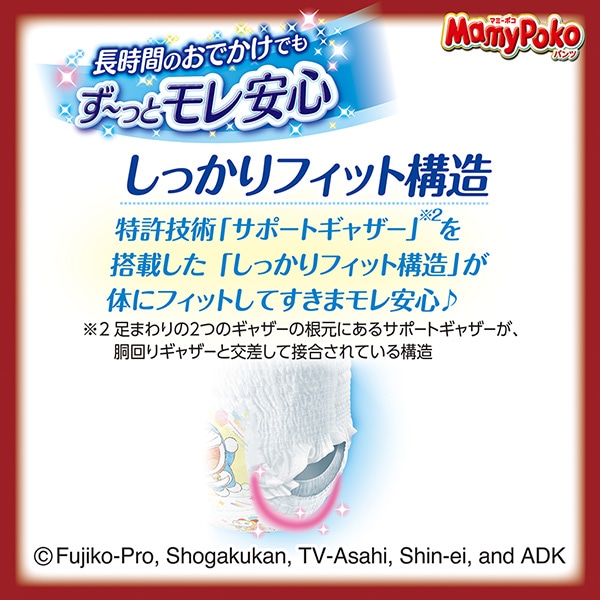 ☆☆MamyPoko）マミーポコパンツ BIG（12～22kg）144枚（36枚×4パック）（ドラえもん）