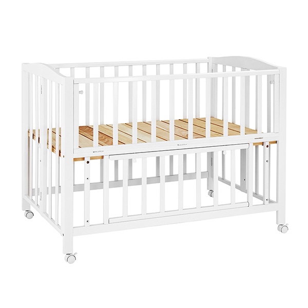 ☆☆KATOJI）ベビーベッド 折りたたみ レギュラーサイズ（ホワイト）