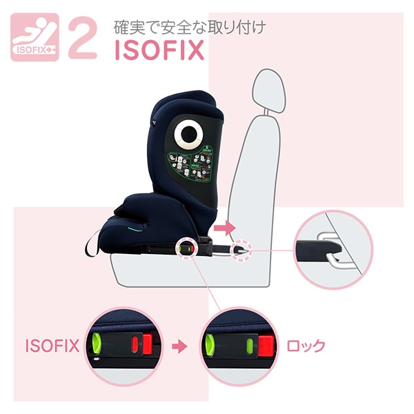 ☆☆ハーネスジュニアFIXネクスト ネイビー