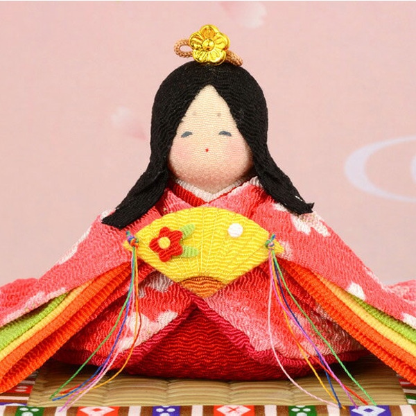 ひな人形 雛段飾り 五人飾り京雛 桃の節句 ほほえみ桜雛