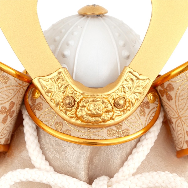 五月人形 コンパクト 兜ケース飾り 兜飾り 大鍬兜 木製円柱ケース アクリルケース