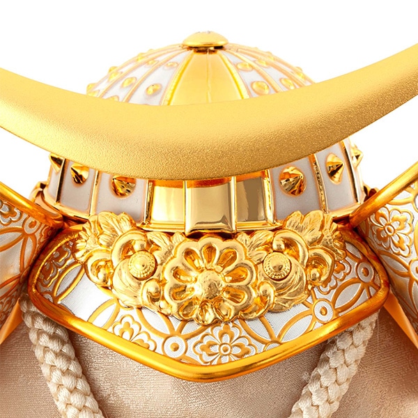 五月人形 コンパクト 兜ケース飾り 兜飾り 4面アクリルケース 弓太刀付 金伊達