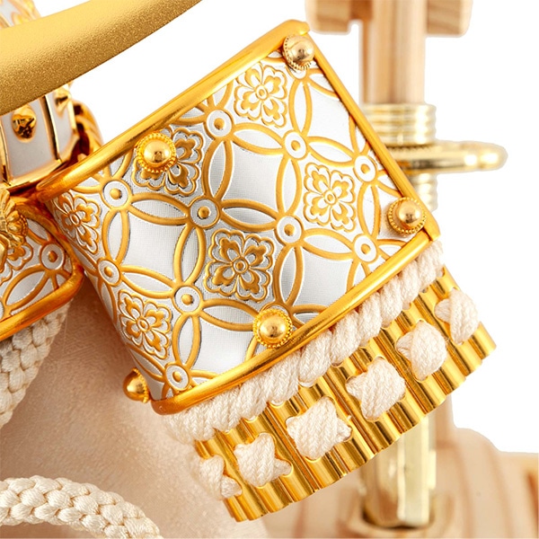 五月人形 コンパクト 兜ケース飾り 兜飾り 4面アクリルケース 弓太刀付