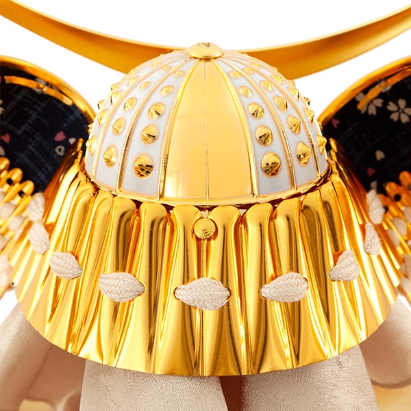 五月人形 コンパクト 兜ケース飾り 兜飾り 4面アクリルケース 弓太刀付 金伊達