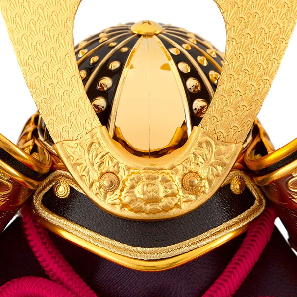 五月人形 コンパクト 兜ケース飾り 兜飾り 4面アクリルケース 弓太刀付