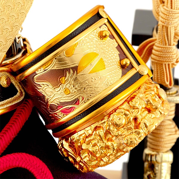 五月人形 コンパクト 兜ケース飾り 兜飾り 4面アクリルケース 弓太刀付