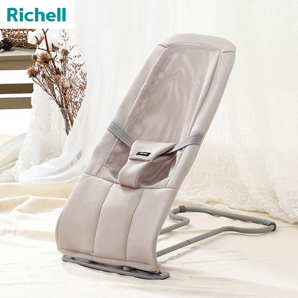 リッチェル)バウンシングシートN(ローズベージュ)