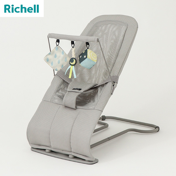 リッチェル)バウンシングシートおもちゃ付G